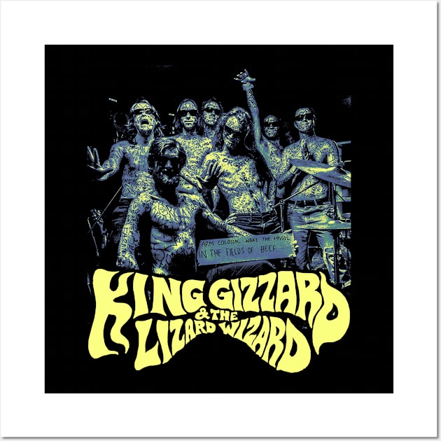 This Is King Gizzard & Lizard Wizard Wall Art by Mugo Muncarsol